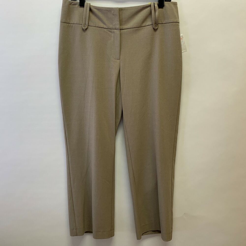 INC International Concepts Women's Pants Size 8 Beige Khaki Taupe NWT